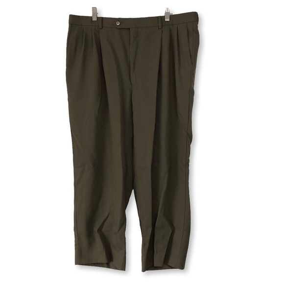 Vintage Monsieur by Givenchy Mens Dress Pants 40R Brown - Picture 1 of 13